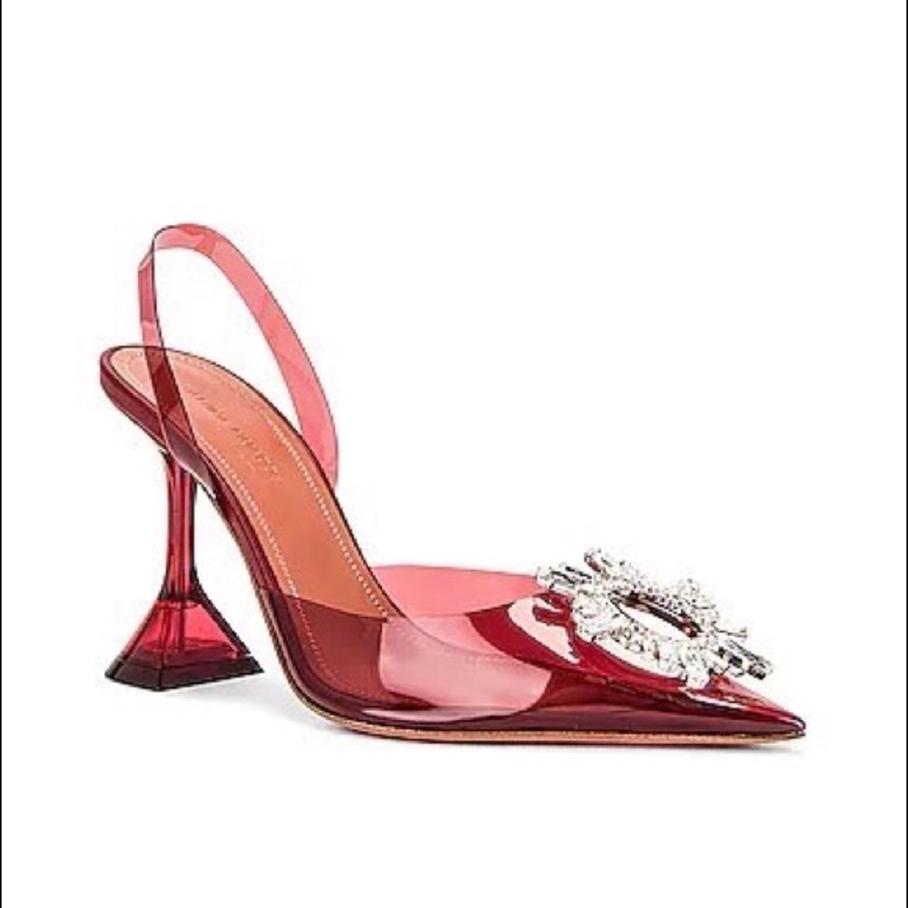 💰SOLD💰Amina Muaddi Begum Glass Heel